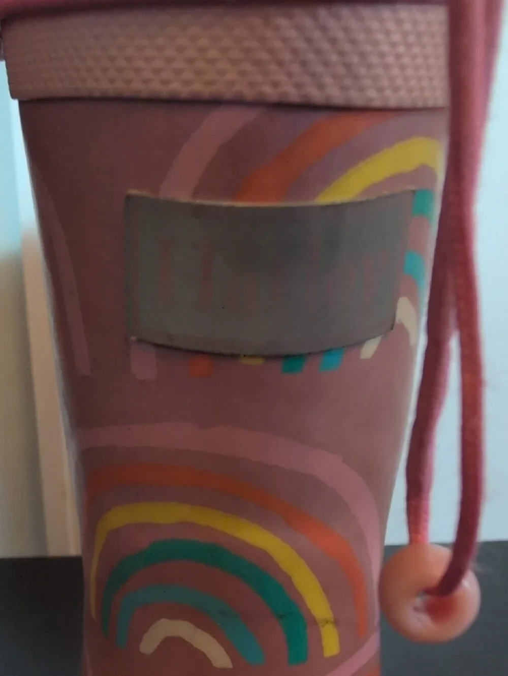 Hatley Pink Rainbow Kids Rain & Snow Boots